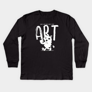 Got An Eye Out For Art Kids Long Sleeve T-Shirt